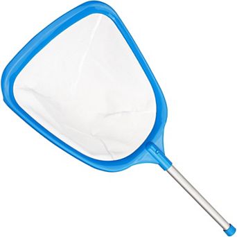 12" Aluminum Pole Hot Tub Skimmer, Ultra Fine Mesh Net for Small Pool Debris