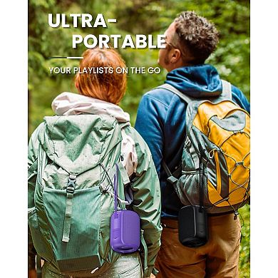 Bluetooth Speakers,Portable Wireless Speaker with 15W Stereo Sound, IPX6 Waterproof Shower Speaker