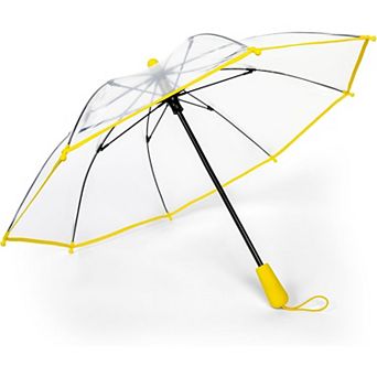 Clear Light-Up Umbrella for Kids: See-Through, Safe, Durable