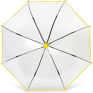 Clear Light-Up Umbrella for Kids: See-Through, Safe, Durable