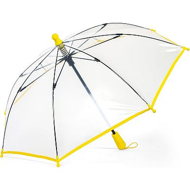 Clear Light-Up Umbrella for Kids: See-Through, Safe, Durable