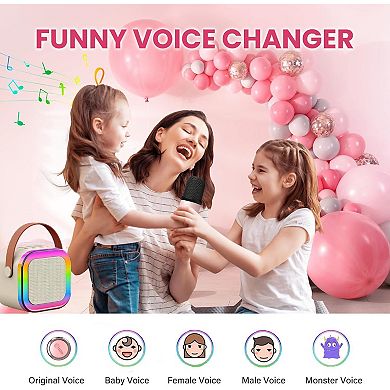 Portable Mini Karaoke Machine for Parties, 8-Hour Battery Life