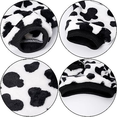 Soft Cow Print Dog Pajamas for Indoor/Outdoor Use