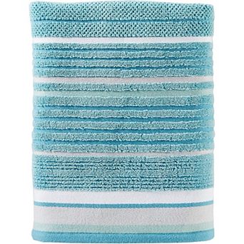 Soft Textured Cotton Bath Towel, 27"x50", Vibrant Colors