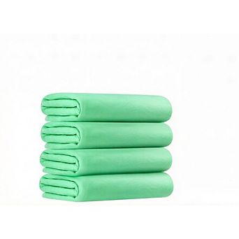 Great Ambitions 4-Pack 36"x36" Heavy Absorbency Washable Underpads, Waterproof & Reusable, Green