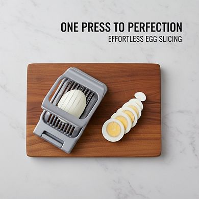 Stainless Steel Wire Egg Slicer, Multipurpose Grey Kitchen Tool