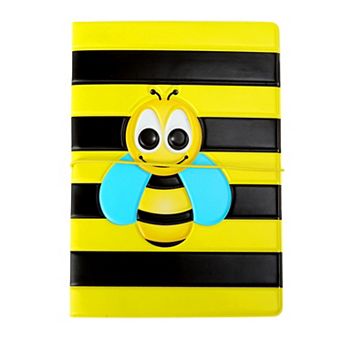 Bees Passport Holder Black Yellow 1 pc