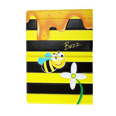 Bees Passport Holder Black Yellow 1 Pc