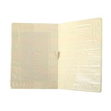 Bees Passport Holder Black Yellow 1 Pc