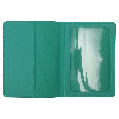 Solid Color Passport Holder 1 Pc 5.51"x4.13"x0.28"