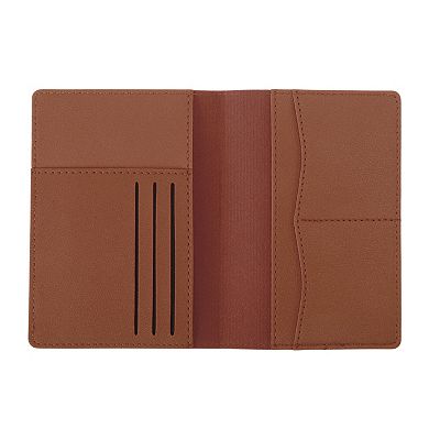Solid Extensive Card Slots Passport Holder 1 Pc 5.51"x4.06"x0.28"