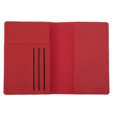 Solid Multiple Card Slots Passport Holder 1 Pc 5.71"x4.13"x0.28"