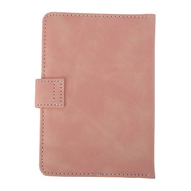 Button Design Passport Holder 1 Pc 5.75"x4.02"x0.28"