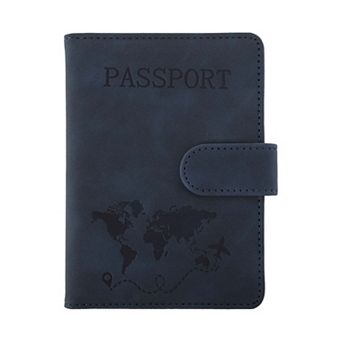 Magnetic Clasp Design Passport Holder 1 pc 5.91"x4.33"x0.28"