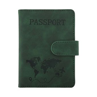 Magnetic Clasp Design Passport Holder 1 pc 5.91"x4.33"x0.28"