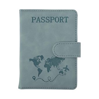 Magnetic Clasp Design Passport Holder 1 pc 5.91"x4.33"x0.28"
