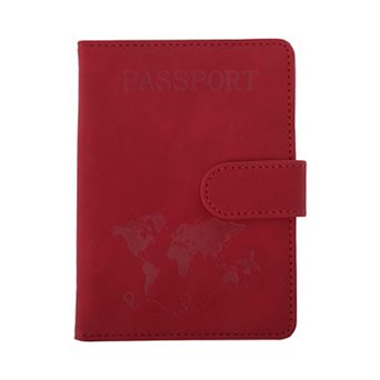 Magnetic Clasp Design Passport Holder 1 pc 5.91"x4.33"x0.28"