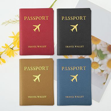 Portable Passport Holder 1 Pc 5.83"x4.33"x0.28"