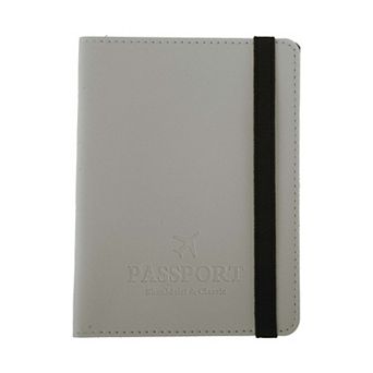 Simple Elastic Strap Passport Holder 1 pc 5.83"x4.33"x0.28"
