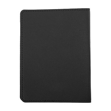 Gold-stamped Airplane Pattern Passport Holder 1 Pc 5.51"x4.13"x0.28"