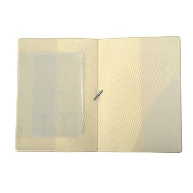 Headphones & Music Passport Holder Black Purple 1 Pc