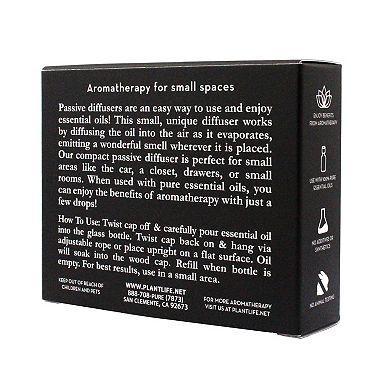 Passive Diffuser Gift Boxed - Silver passive diffuser with 5ml EO