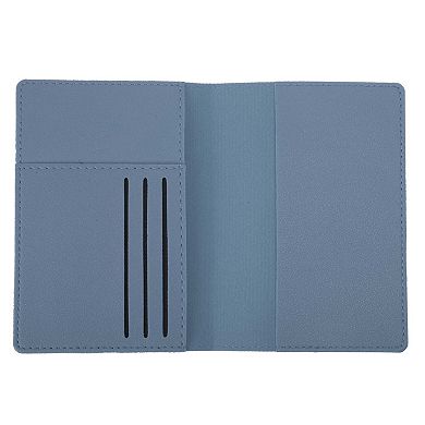 Solid Multiple Card Slots Passport Holder 1 Pc 5.71"x4.13"x0.28"