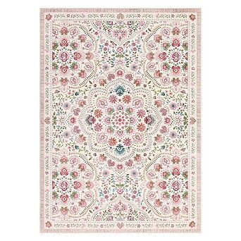 Fashionwu Geometry Low Pile Stain Resistant Living Room Washable Non Sheeding Easy to Clean Area Rug