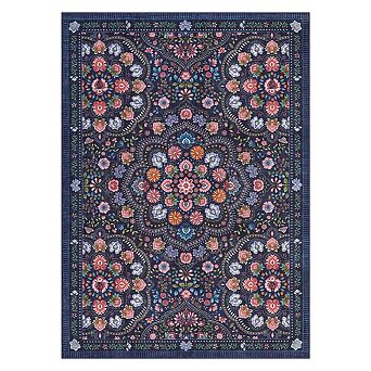 Fashionwu Geometry Low Pile Stain Resistant Living Room Washable Non Sheeding Easy to Clean Area Rug