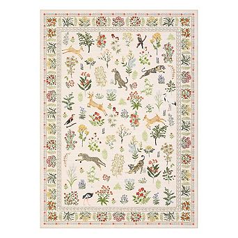 Fashionwu Kitchen Modern Animal Washable Printed Thin Home Decor Easy to Clean Area Rug for Bedroom