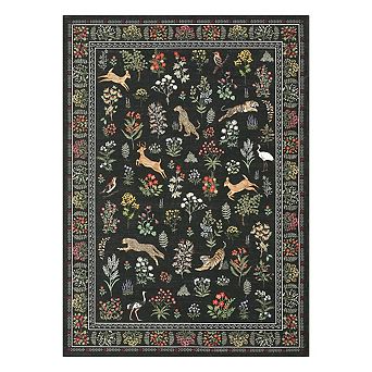 Fashionwu Kitchen Modern Animal Washable Printed Thin Home Decor Easy to Clean Area Rug for Bedroom