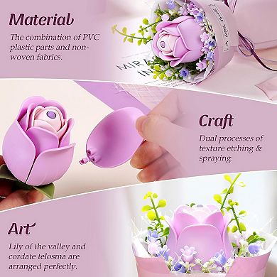 3D Rose Puzzle Model Kits for Home Decor, Valentine's Day Gifts for Women