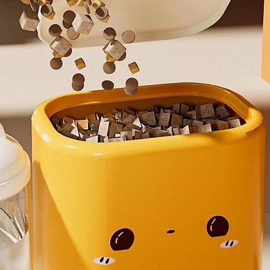 Cat Feeder Automatic, 2 in 1 Automatic Dog Food Feeder, Smart Dispensing Pet Waterer