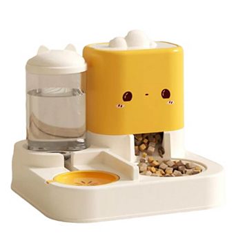 Cat Feeder Automatic, 2 in 1 Automatic Dog Food Feeder, Smart Dispensing Pet Waterer
