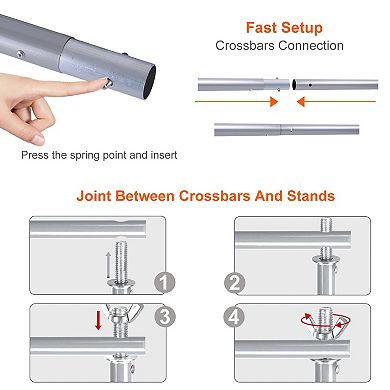 6.5×10ft Photography Backdrop Stand Adjustable Studio Support Set