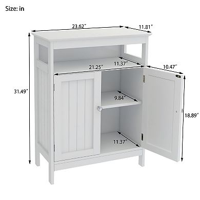 Bathroom storage cabinet, concealed storage, suitable for bedrooms, living rooms and bathrooms