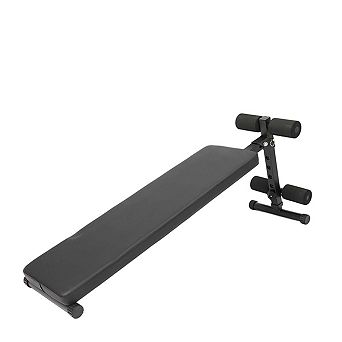 Adjustable Sit Up Bench for Home Gym, Abdominal Workout Bench with Extra Thick Pads
