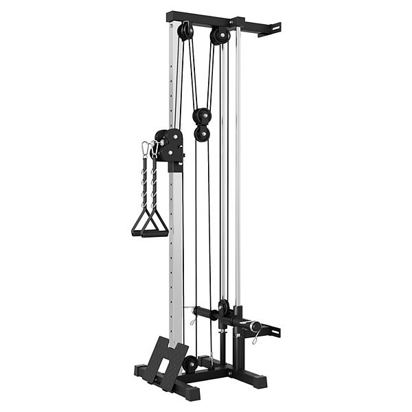 Wall Mount Cable Machine,LAT Pulldown Machines with 19 Positions Dual ...