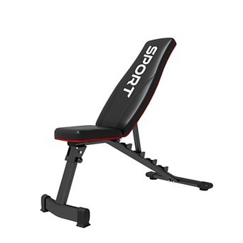 Adjustable Weight Bench,5-Levels Versatile Foldable Bench for Full Body Workout Strength Training