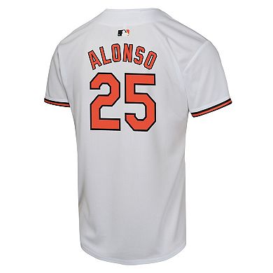 Youth Nike Pete Alonso White Baltimore Orioles Game Player Jersey