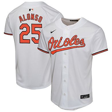 Youth Nike Pete Alonso White Baltimore Orioles Game Player Jersey