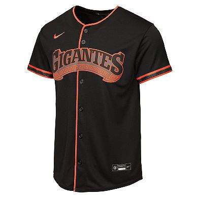 Youth Nike Black San Francisco Giants Alternate Replica Jersey