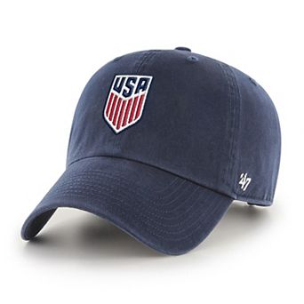 Men's '47 Navy USMNT Crest Clean Up Adjustable Hat
