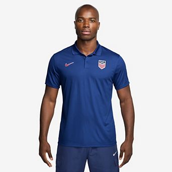 Men's��Nike Blue USMNT Victory Performance Polo