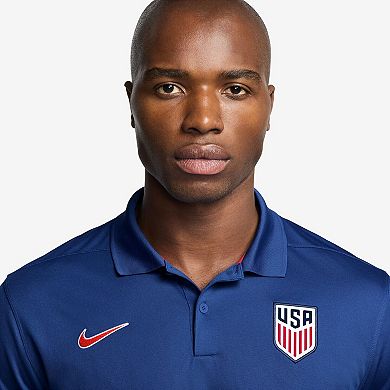 Men's Nike Blue USMNT Victory Performance Polo