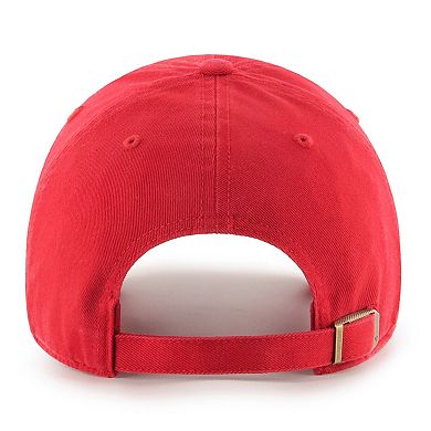 Men's '47 Red USMNT Crest Clean Up Adjustable Hat