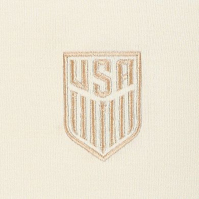 Unisex Levelwear Khaki USMNT Luxe Signature Tri-Blend Pullover Hood