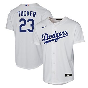 Youth Nike Kyle Tucker White Los Angeles Dodgers Home Replica Jersey