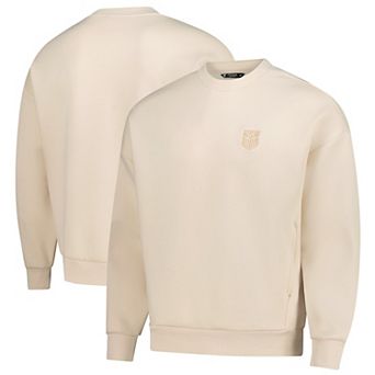 Unisex��Levelwear Khaki USMNT Luxe Signature Tri-Blend Pullover Sweatshirt