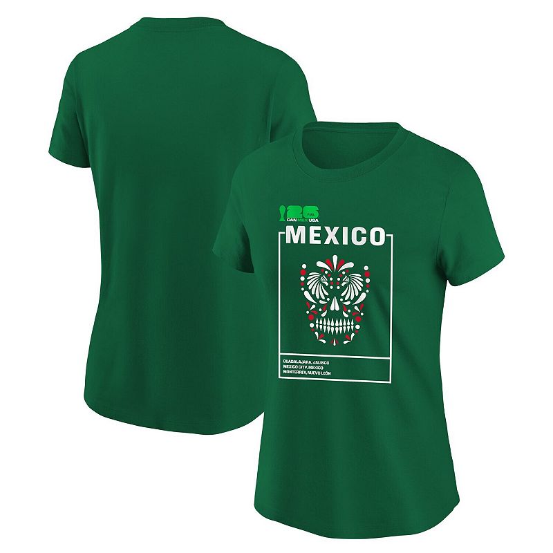Women's Green FIFA World Cup 2026 Host Graphic T-Shirt